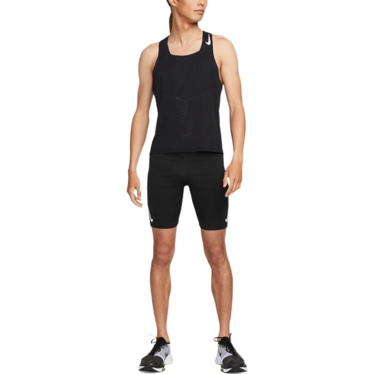 Nike Solid Color Breathable Quick Dry Running Training Sports Vest Black DM4625-010 - 2