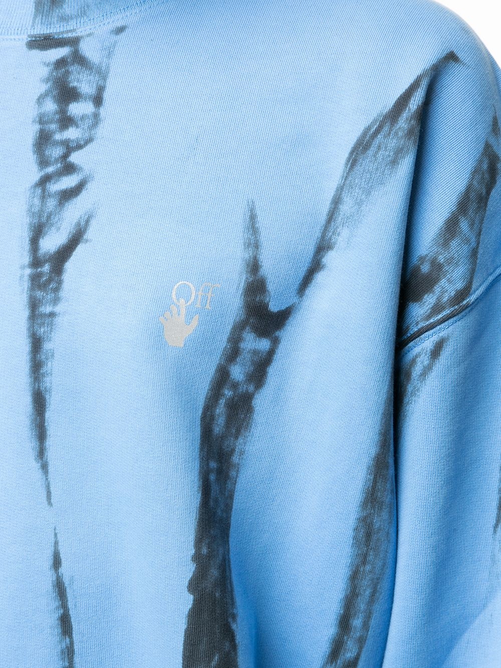 reflective Arrows tie-dye sweatshirt - 5