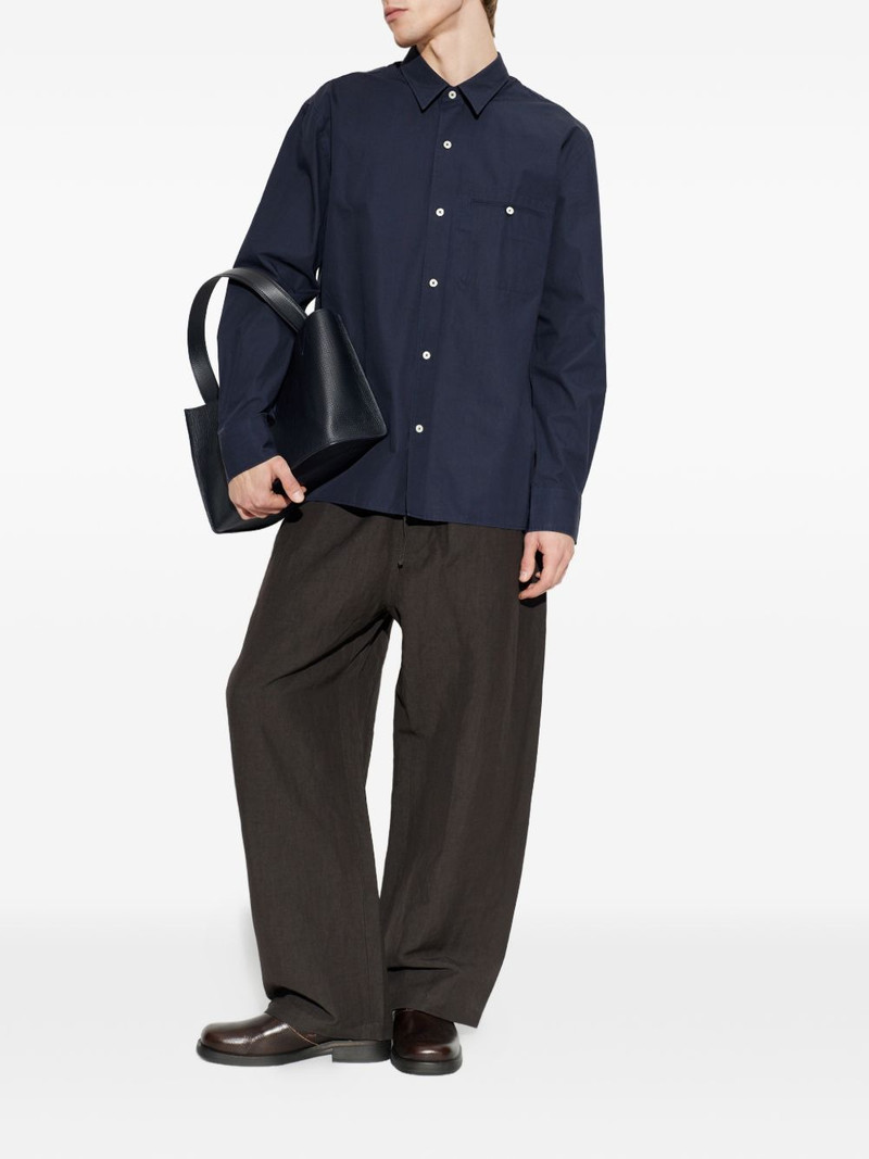 OFFICINE GÉNÉRALE button-fastening chest-pocket shirt outlook