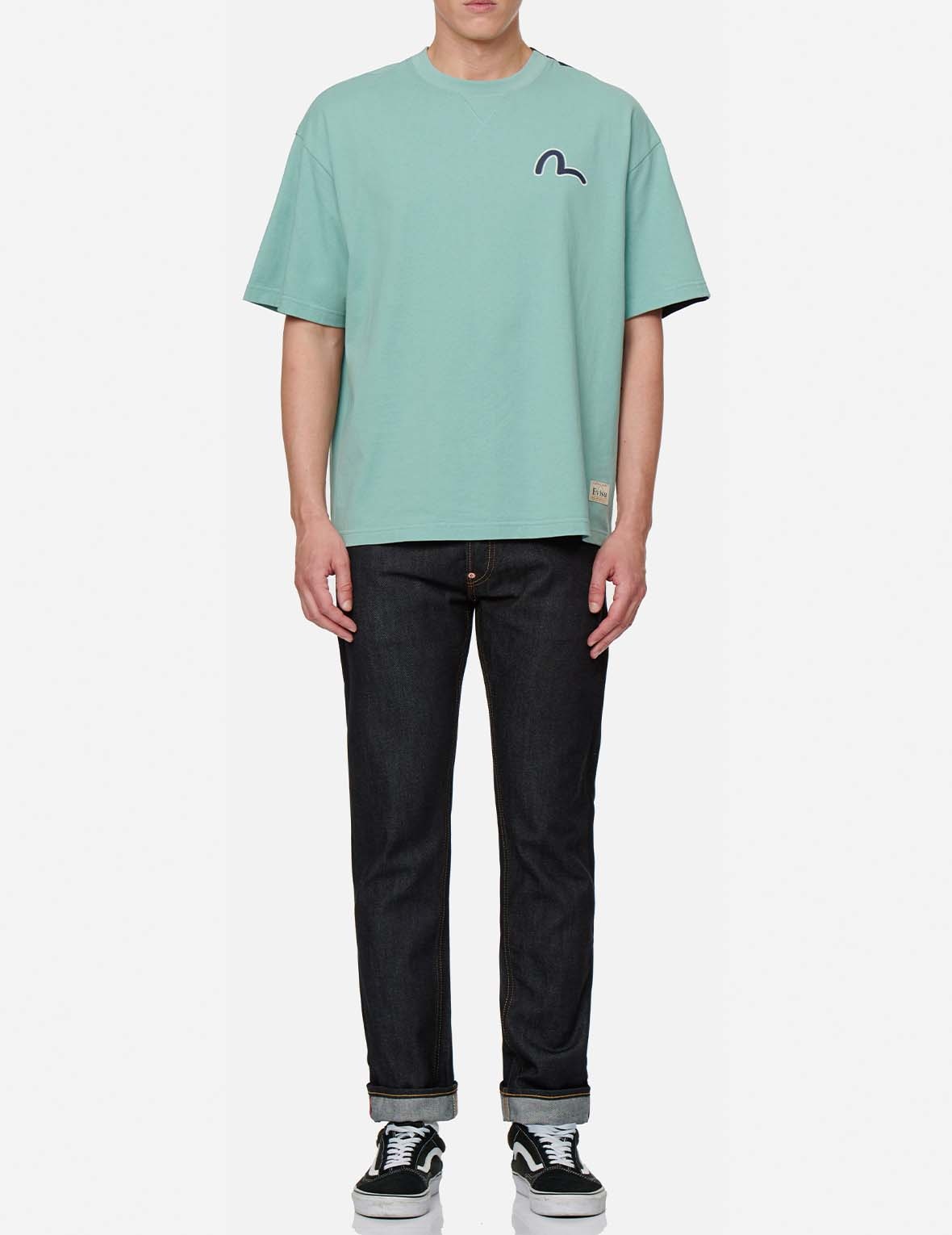 BLUE BRUSHSTROKE DAICOCK SLIM FIT JEANS #2010 - 6