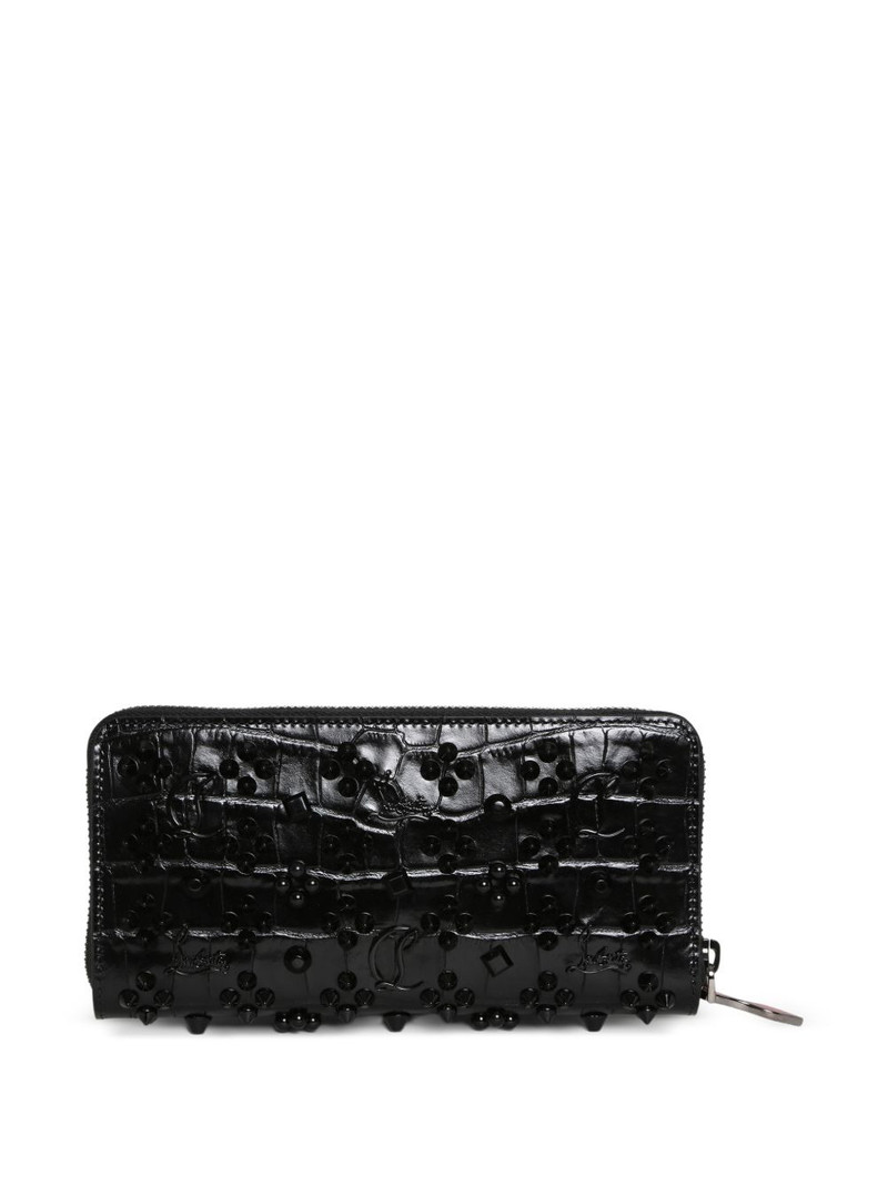 Christian Louboutin spike embossed wallet outlook