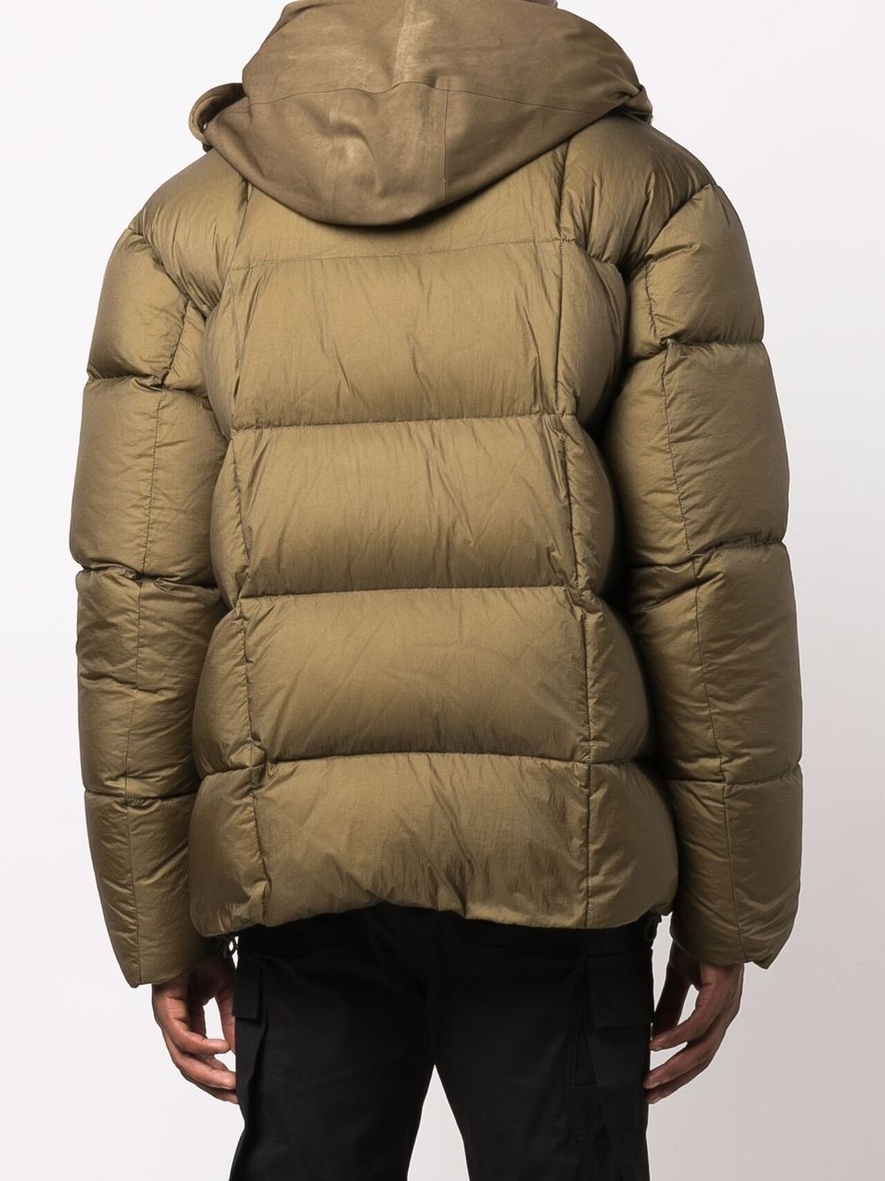 zip-up padded coat - 4