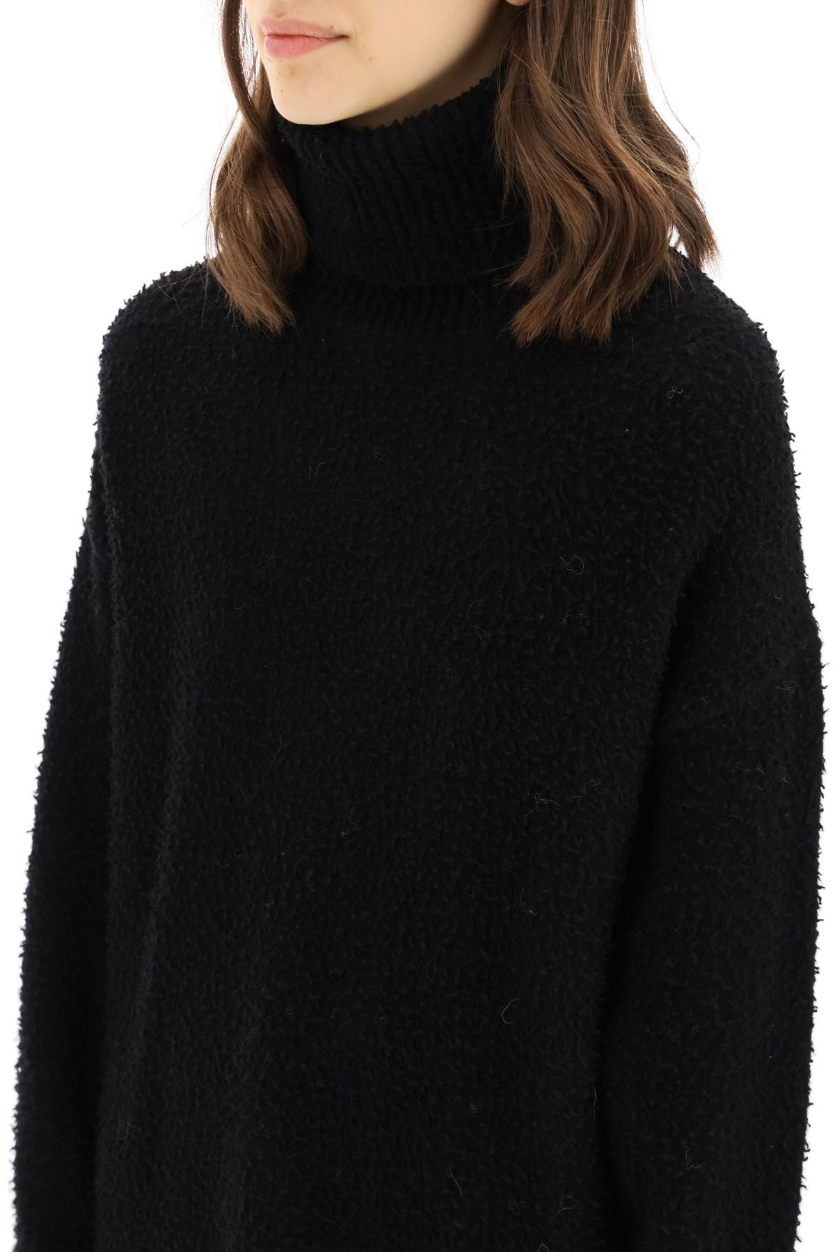 ANGORA AND WOOL TURTLENECK PULLOVER - 5