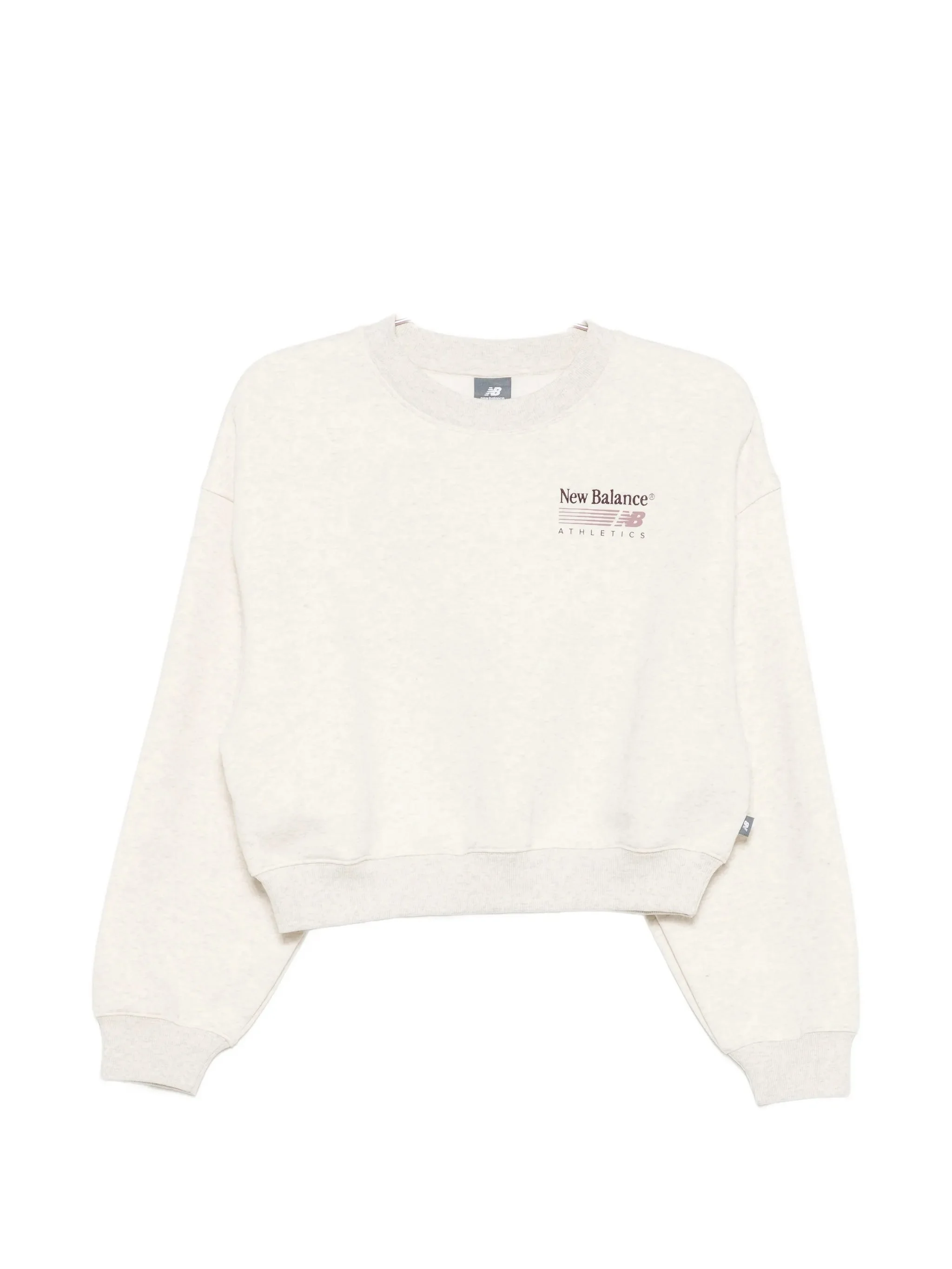 New Balance Logo-print Cropped Sweater - 1