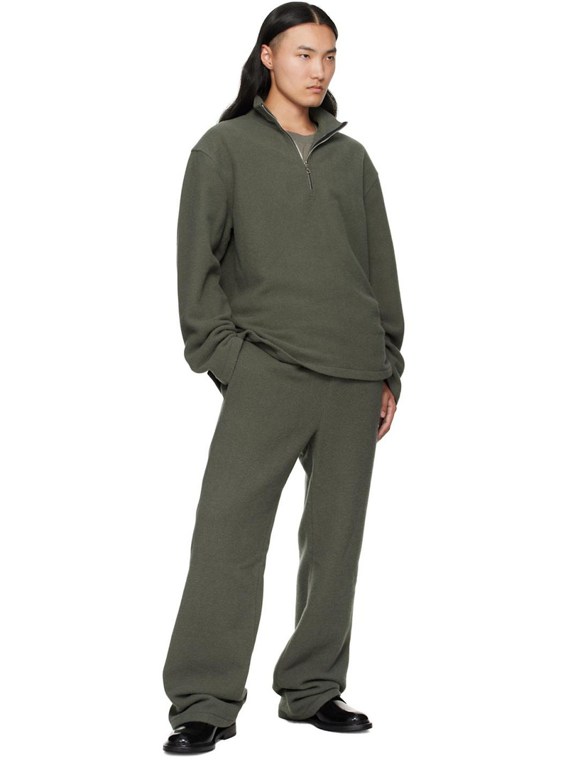 RIER Khaki Fleece Trousers outlook