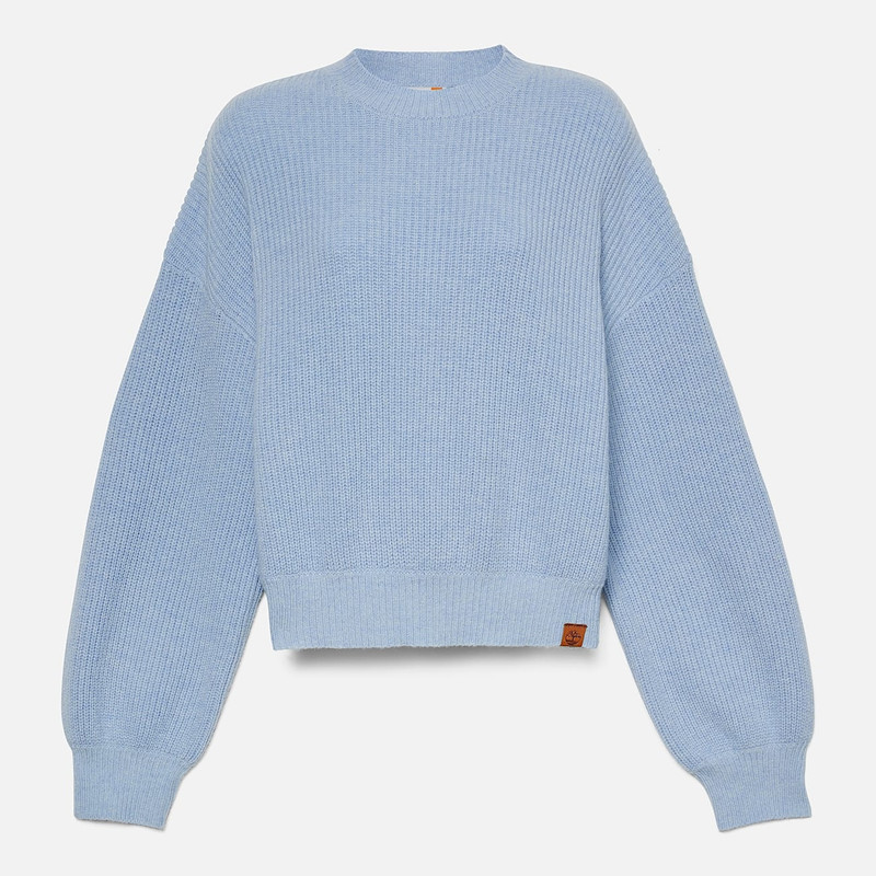 Women's Wool Blend Crew Sweater 1