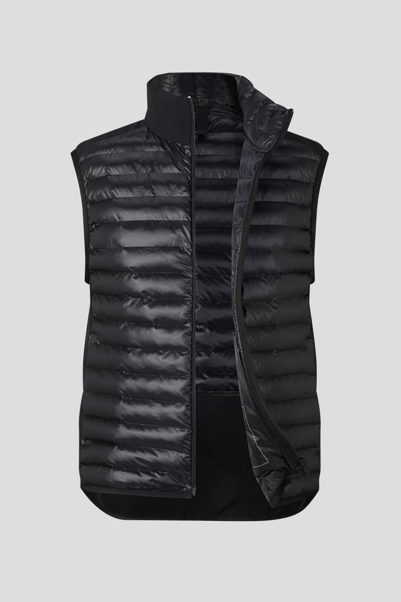 GRAIG QUILTED WAISTCOAT IN BLACK 7