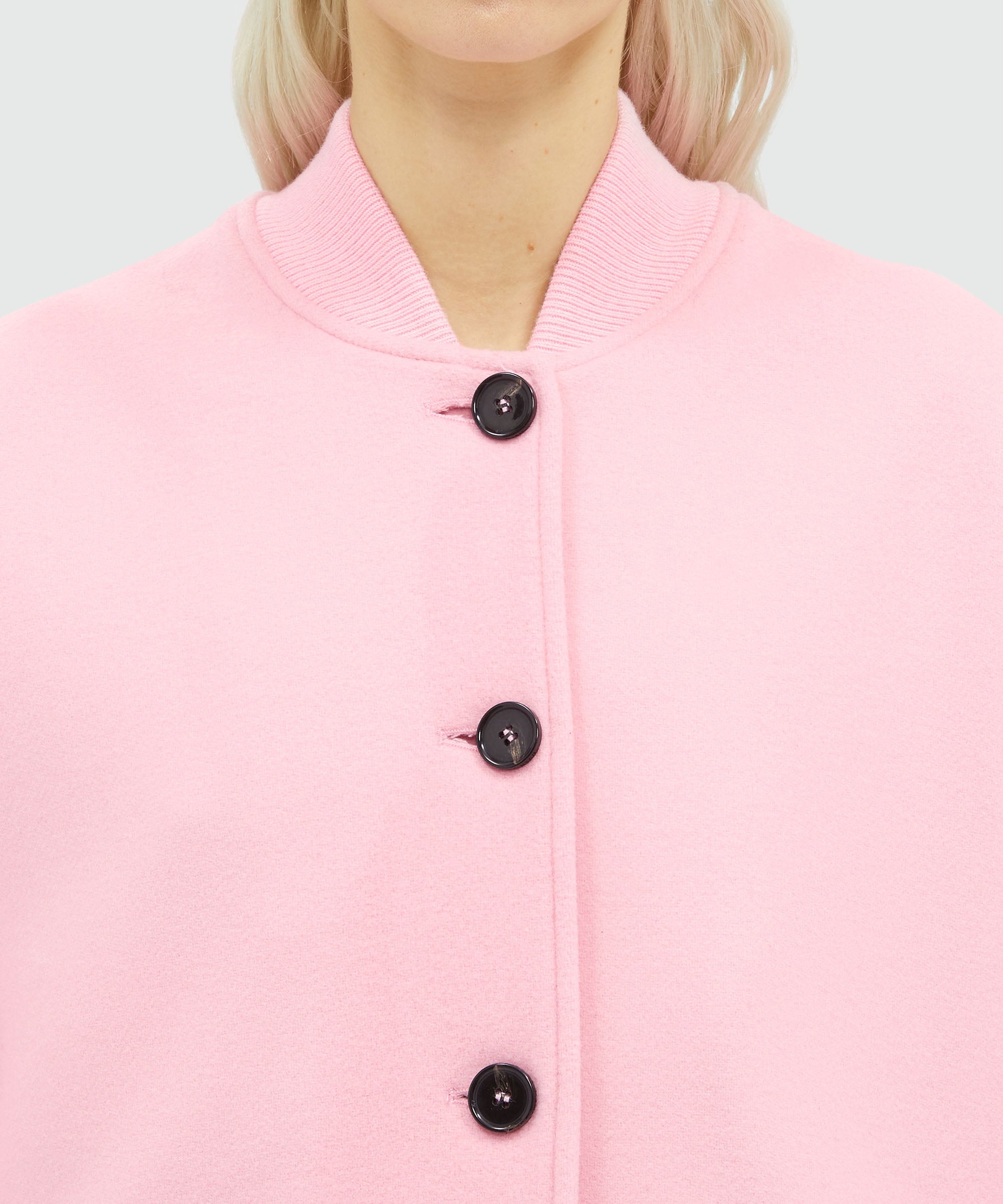 Wool jacket with "Tough Strawberries" inlay - 5
