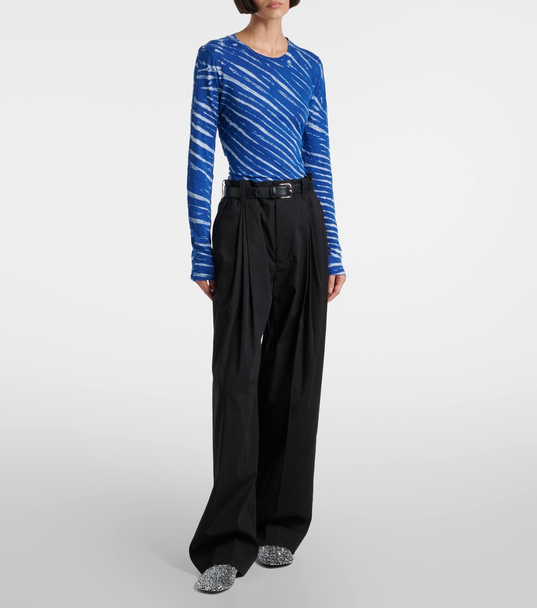 Mia tie-dye cotton jersey top - 7