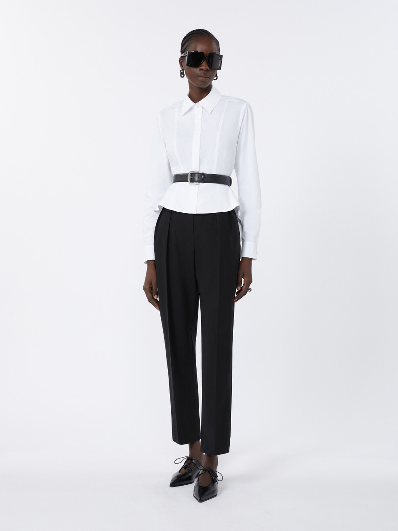 Max Mara GAMMA Cotton poplin shirt outlook