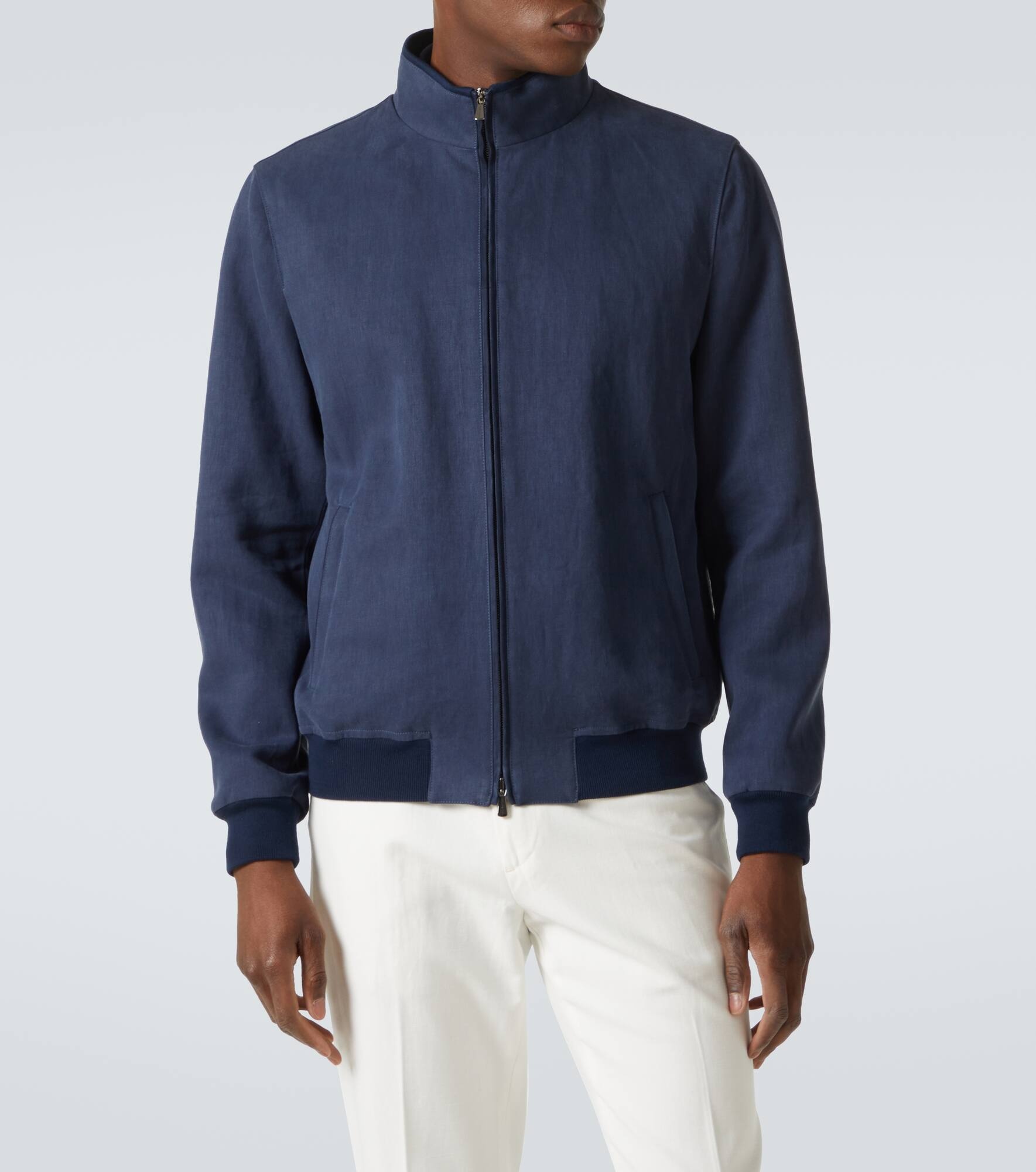 Linen blouson - 3