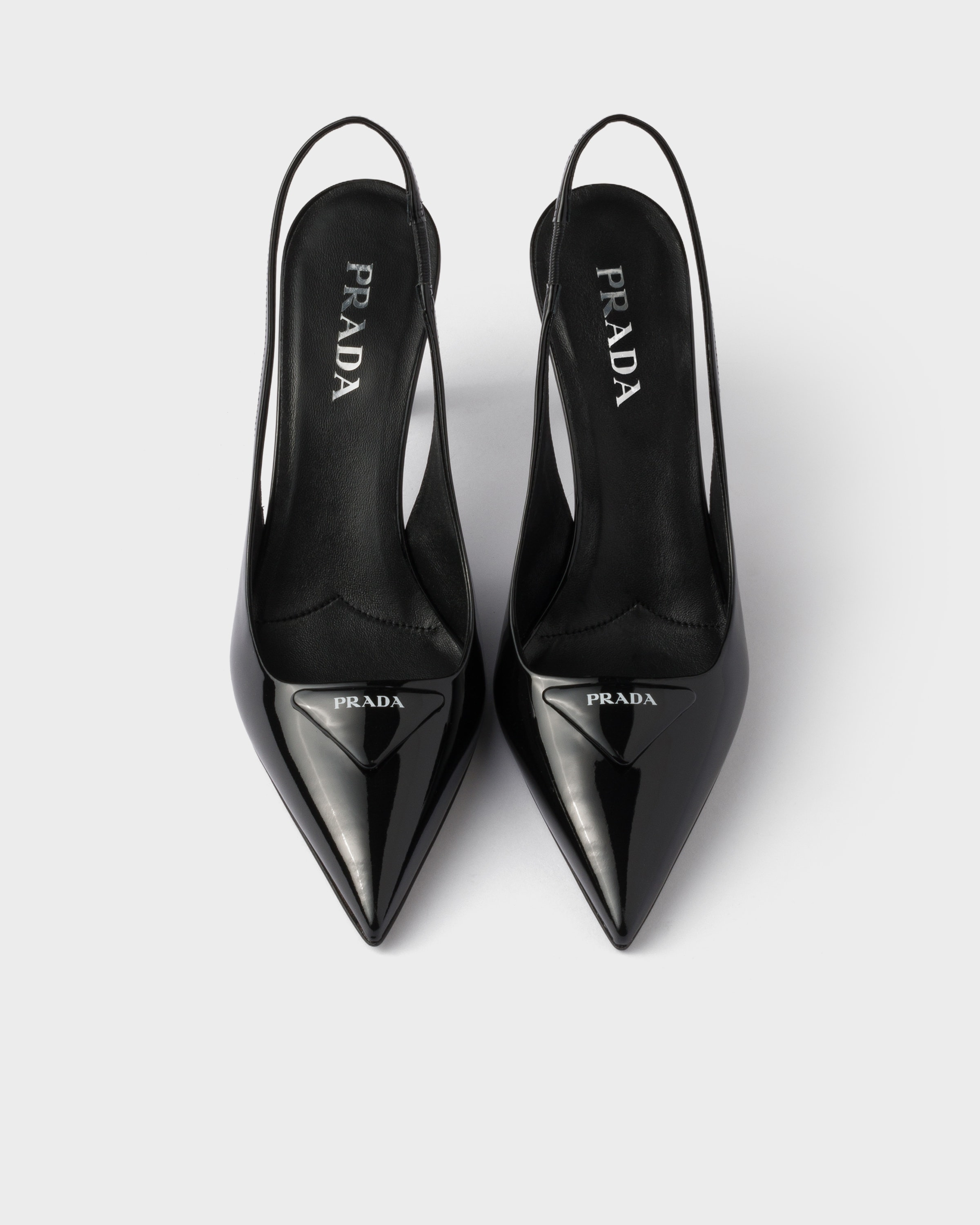 Patent leather slingback pumps - 3