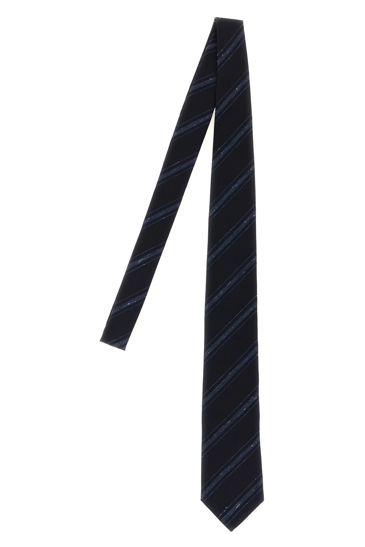 Flamed stripe tie - 1