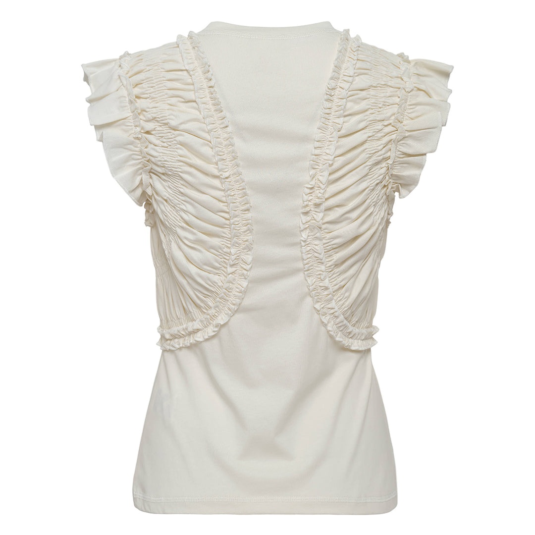 Val Sleeveless Ruffled Top - 2