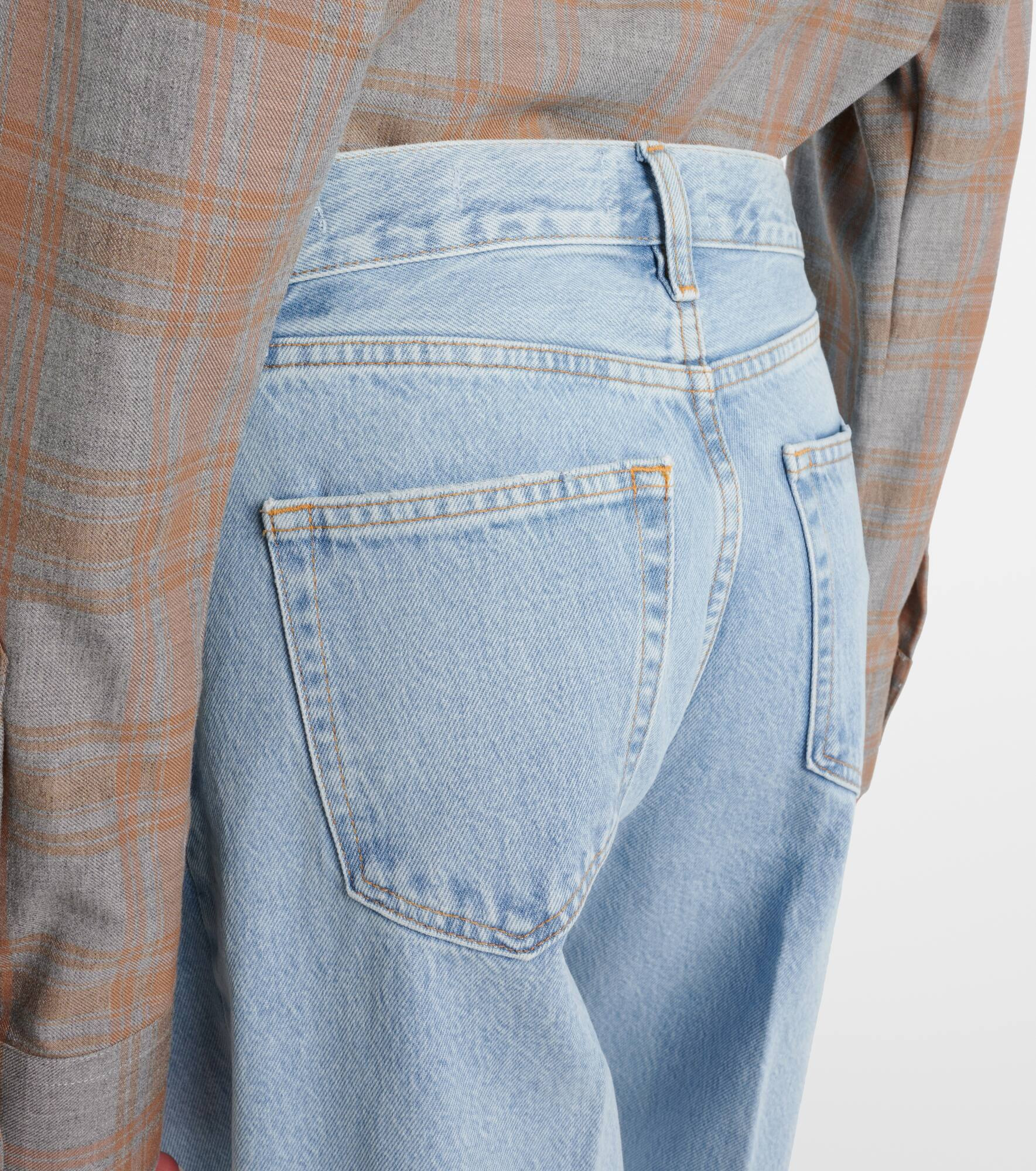 Collegiate wide-leg jeans - 6