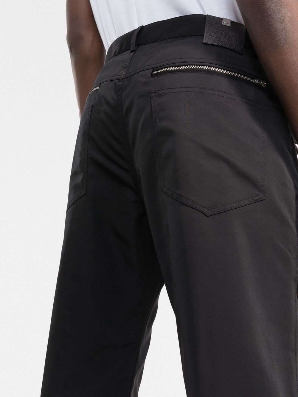 logo-print straight-leg trousers - 5