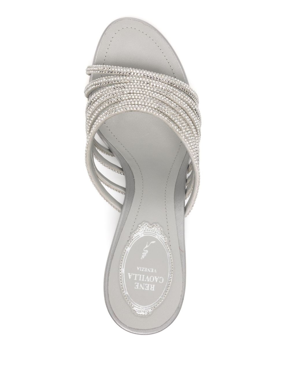 90mm full-trim wedge sandals - 4
