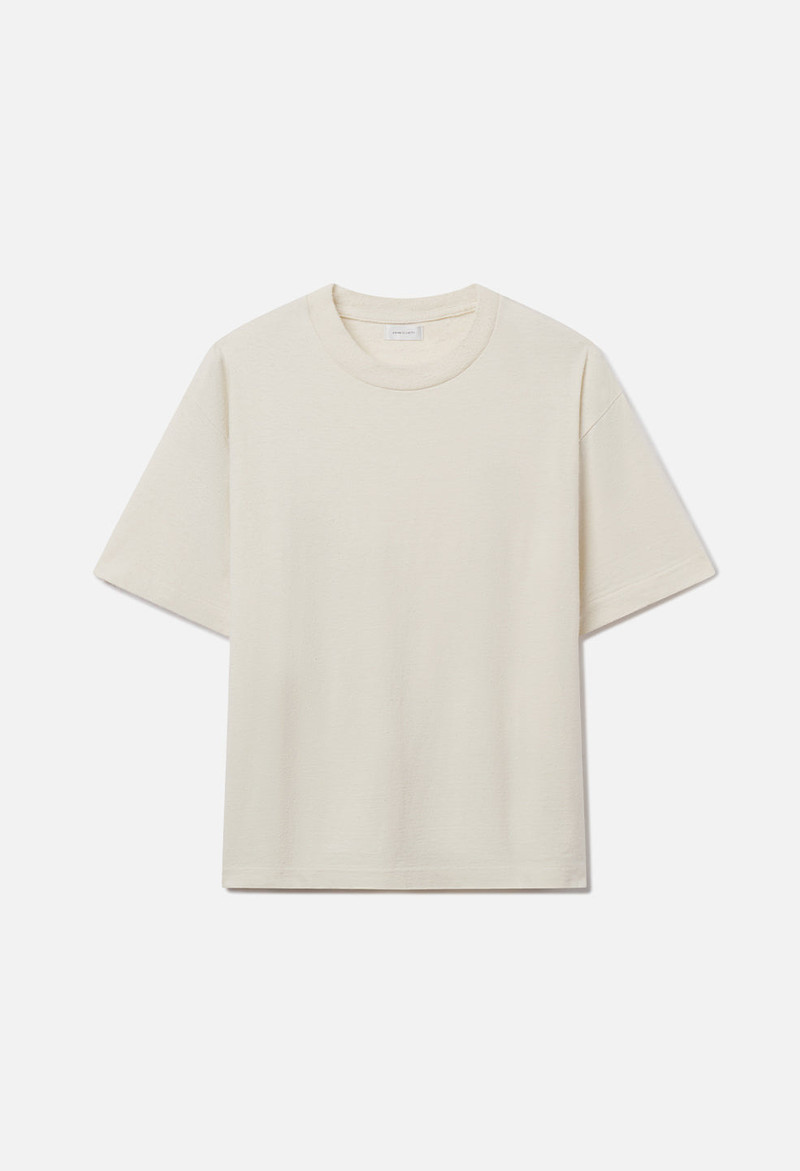 SILK NOIL RIVIERA CROPPED TEE 1