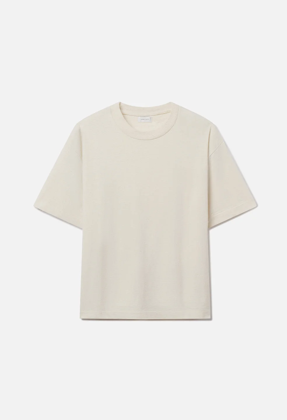 SILK NOIL RIVIERA CROPPED TEE - 1