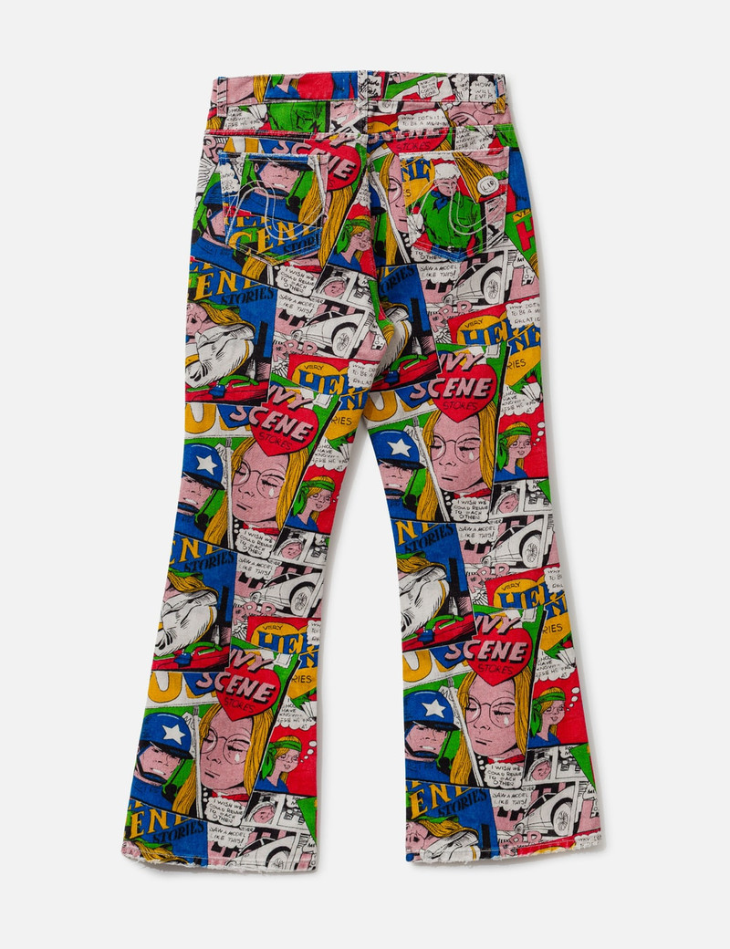 ERL UNISEX PRINTED DENIM PANTS outlook