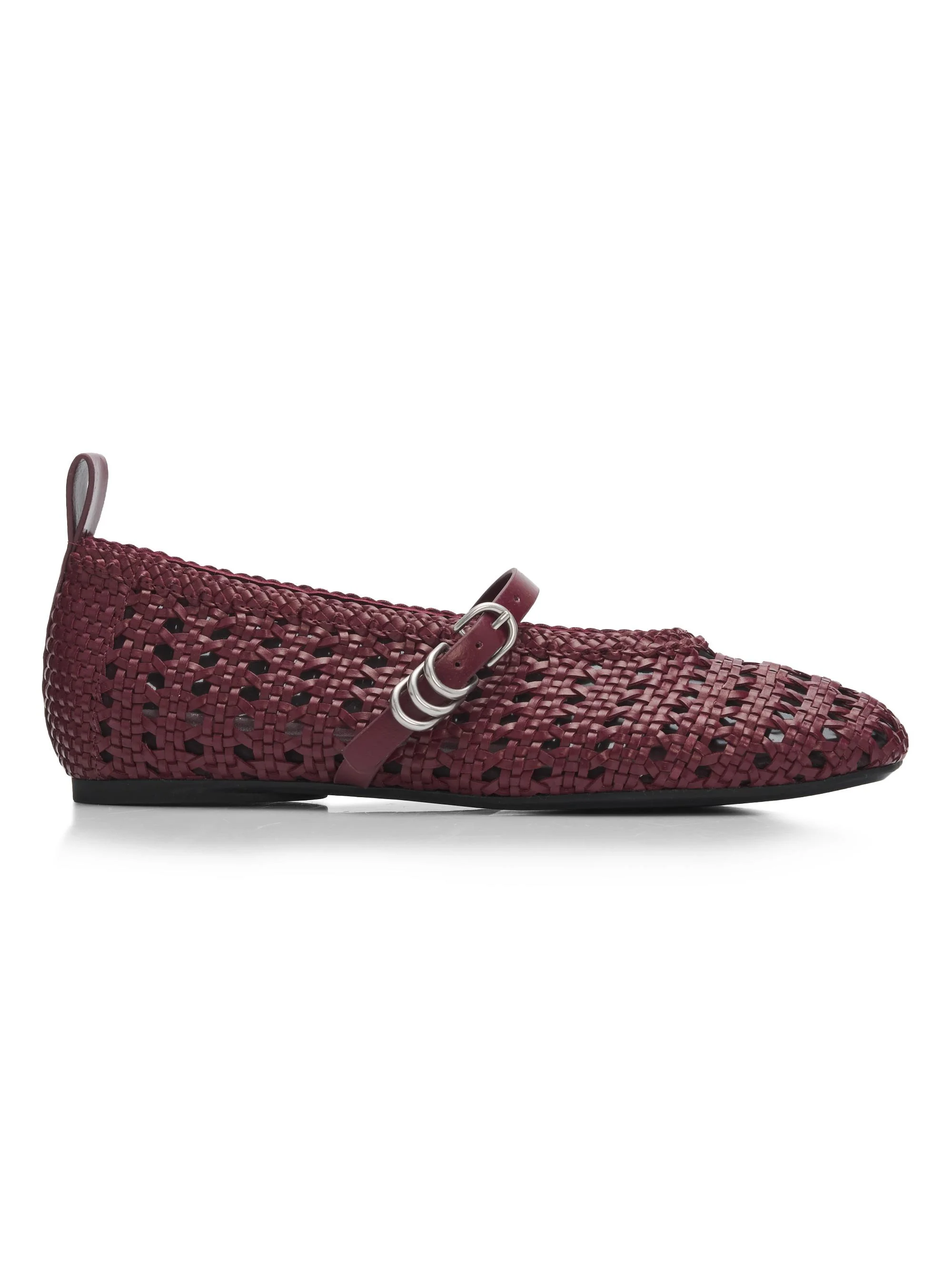 Women's Spire Woven Mary Janes - Burgundy Woven - 1
