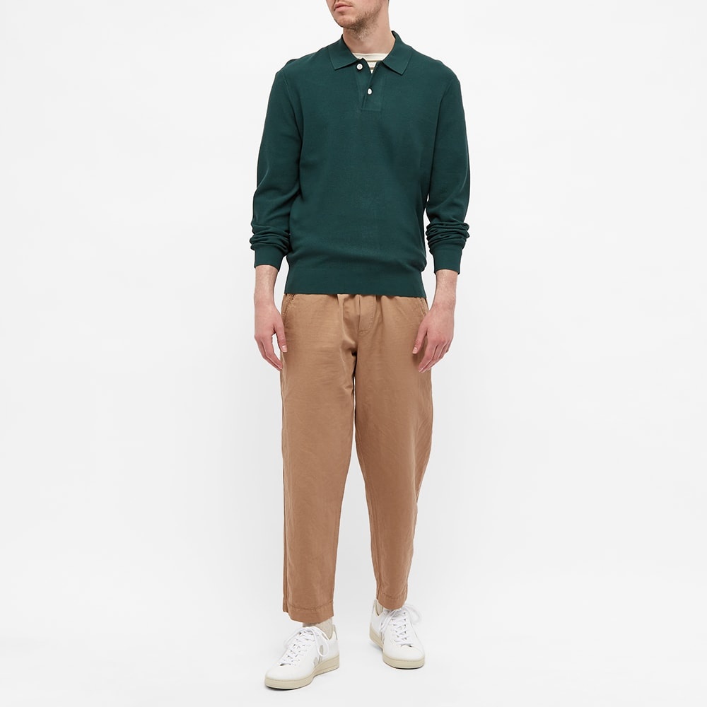 A.P.C. Kyle Knit Long Sleeve Polo - 6