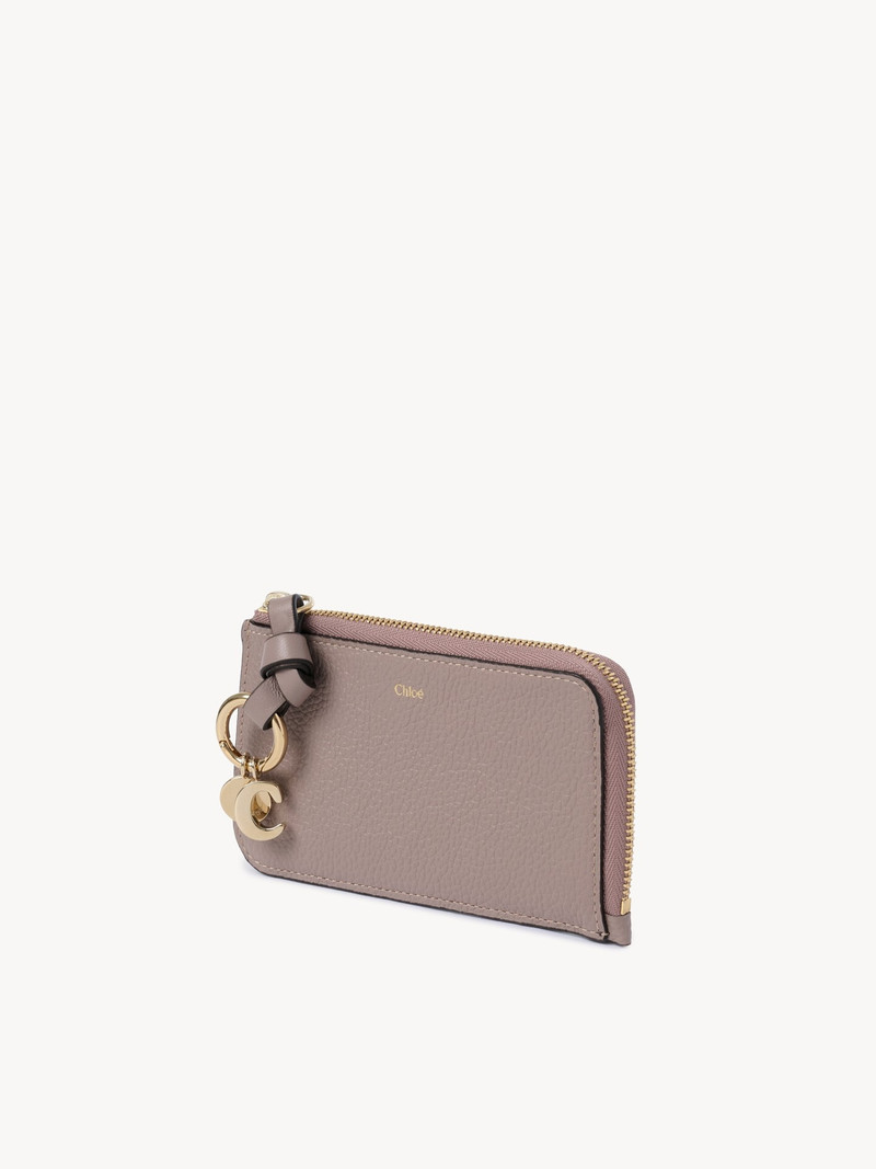 Chloé ALPHABET WALLET IN GRAINED LEATHER outlook