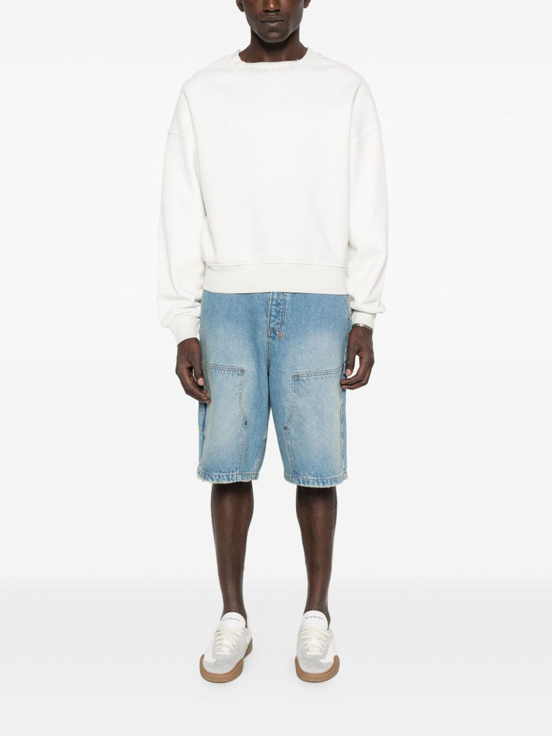 Palm Angels crew-neck cotton sweatshirt outlook