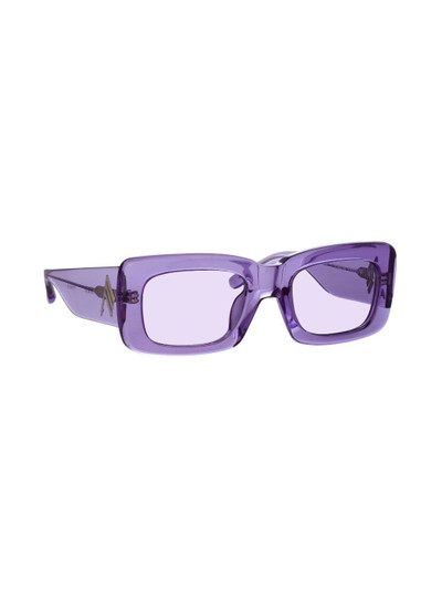 LINDA FARROW x Linda Farrow rectangle-frame sunglasses outlook