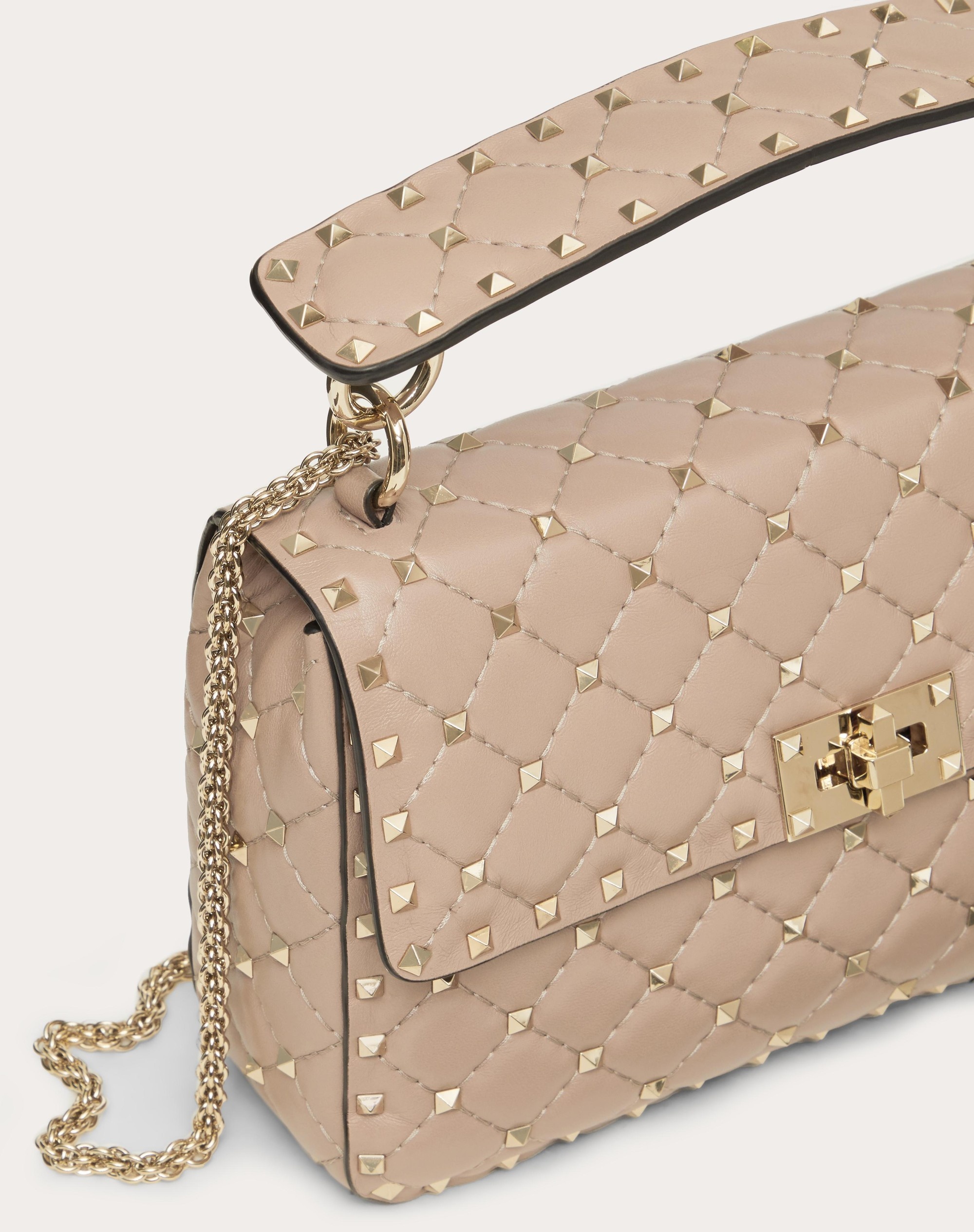 MEDIUM NAPPA ROCKSTUD SPIKE BAG - 8