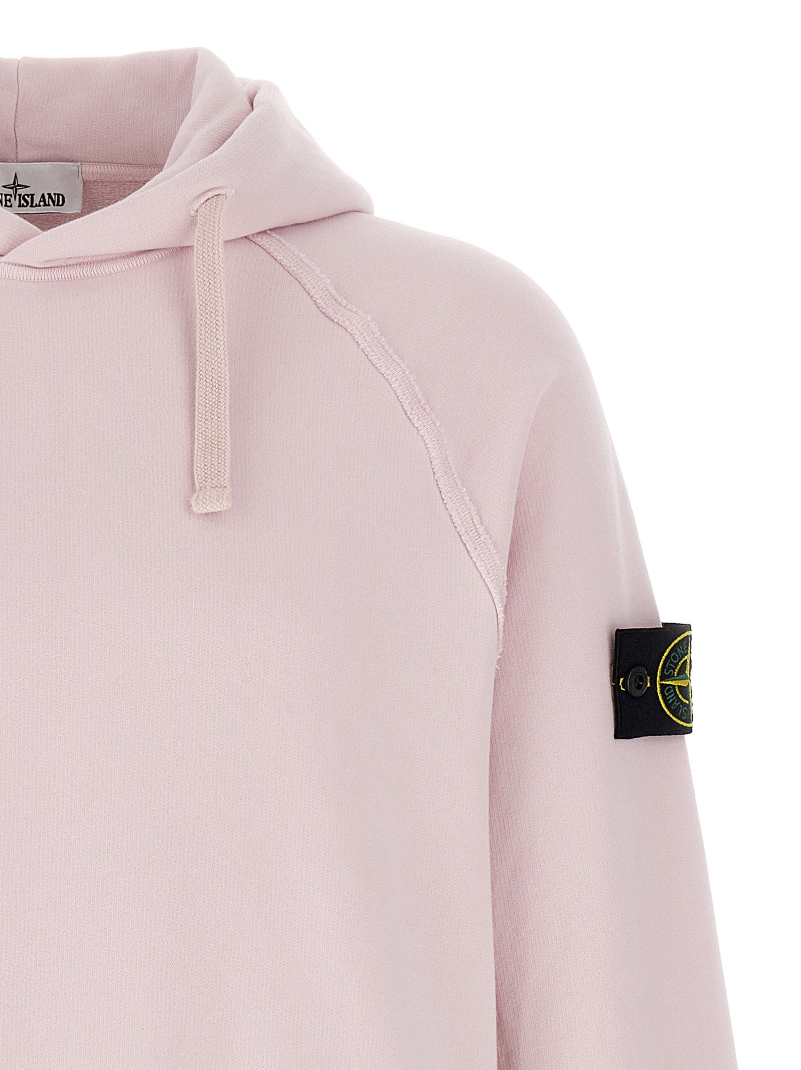 Logo Badge Hoodie Sweatshirt Pink - 3
