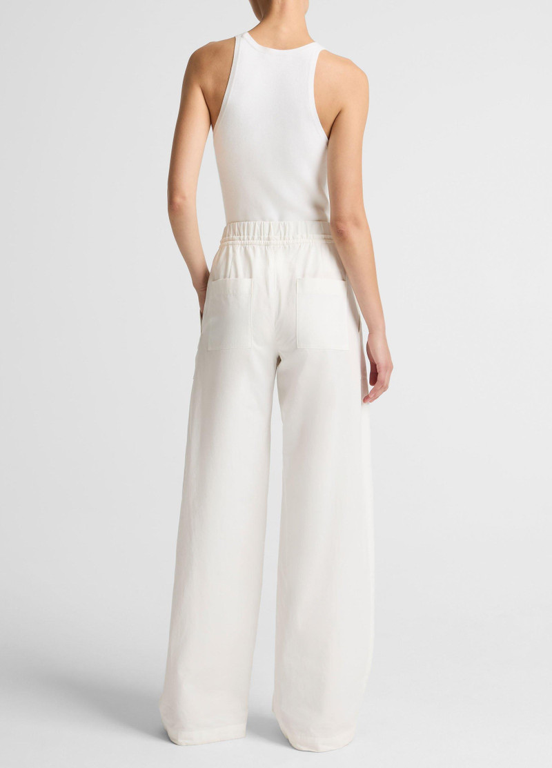 Vince Cotton Double-Waist Drawstring Pant outlook