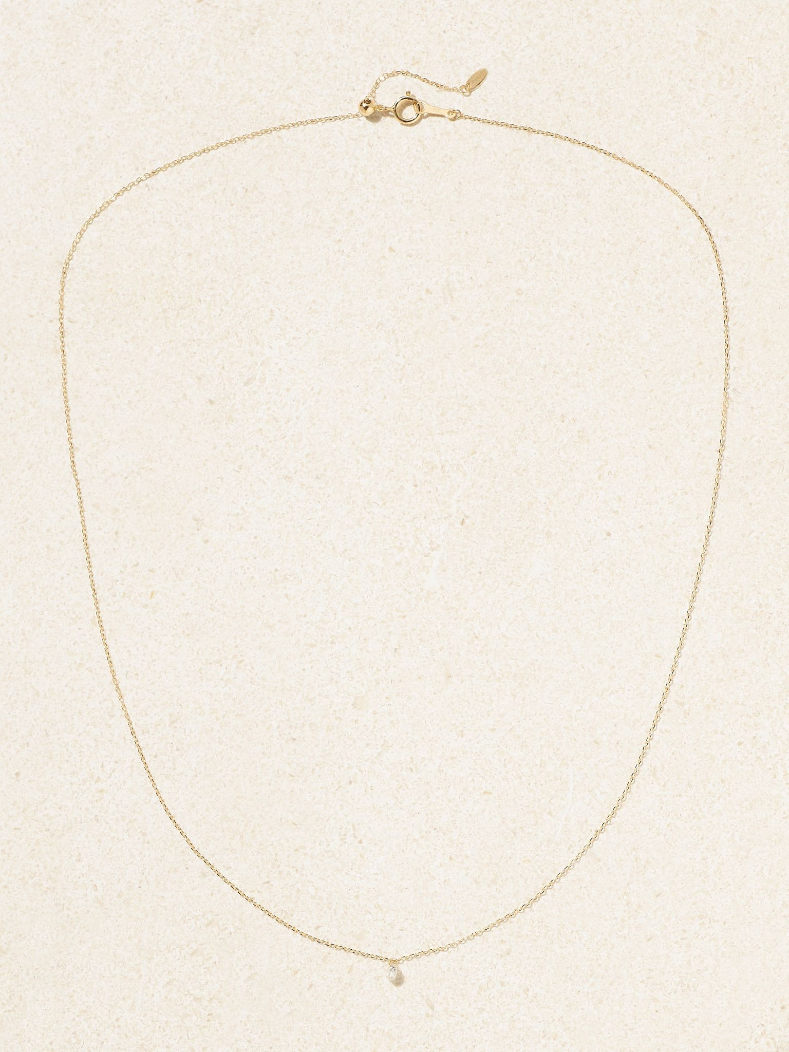 Danaé 18-karat gold diamond necklace Gold - 4