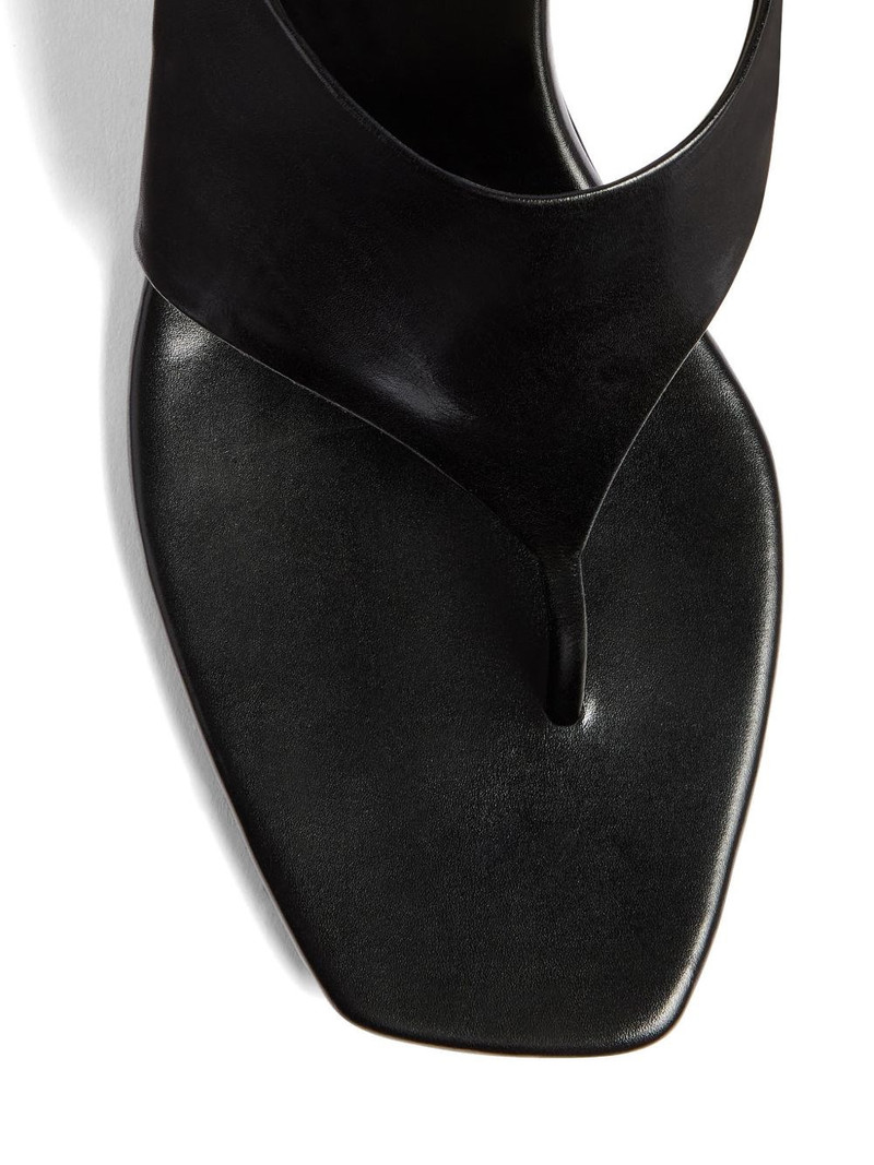 KHAITE Marlow leather mules outlook