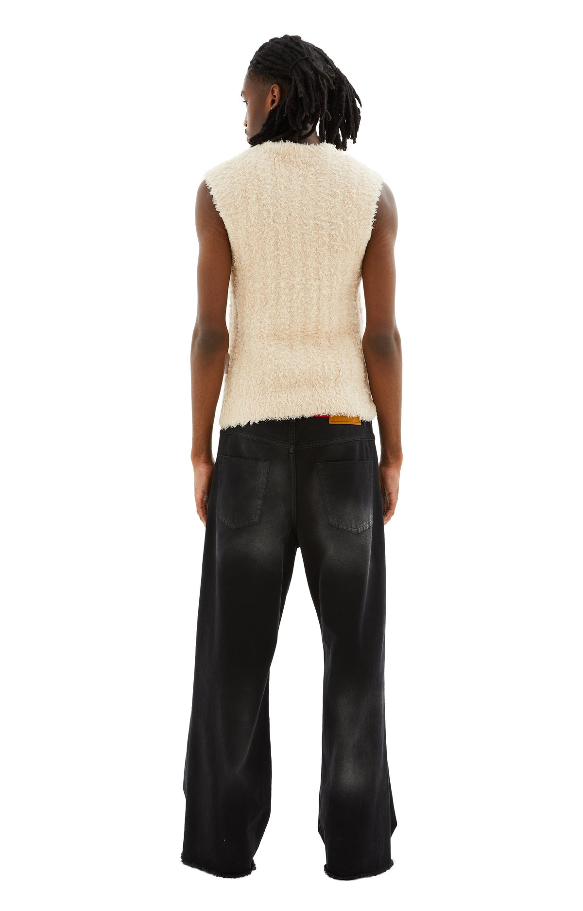 RATTY ZIP-UP GILET (BUTTERMILK) - 5