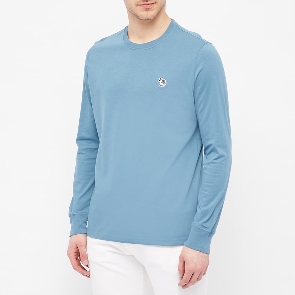 Paul Smith Long Sleeve Zebra Logo Tee - 3