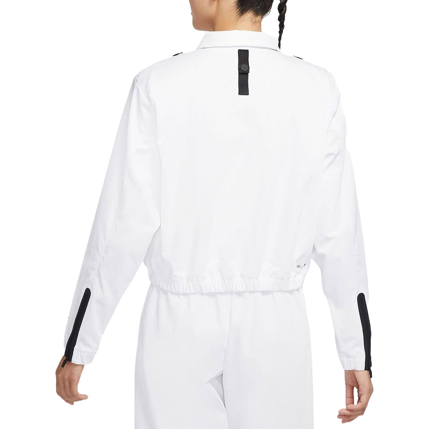(WMNS) AS W Nike Sportswear DF TP WVN JKT Jacket White DD4609-100 - 3
