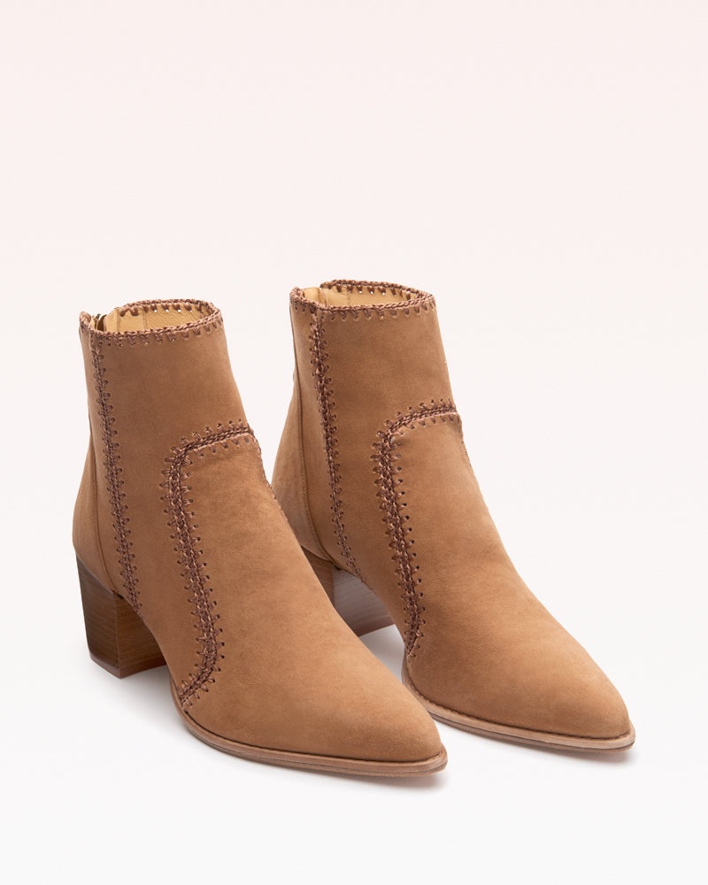 BENTA BOOTIE 60 SUEDE BEIGE - 2