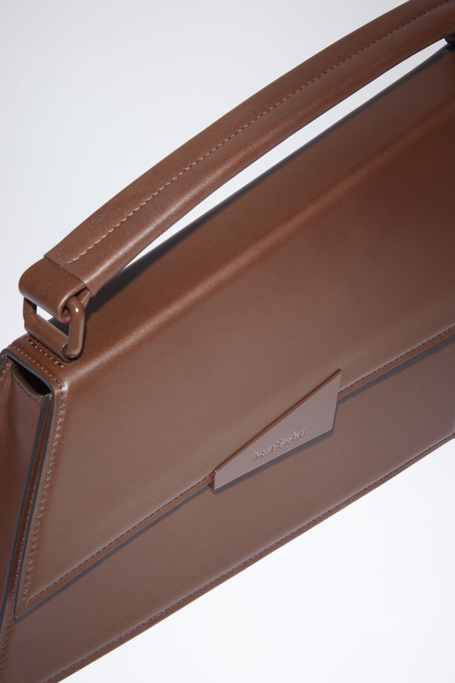 Distortion handbag - Chocolate brown - 7