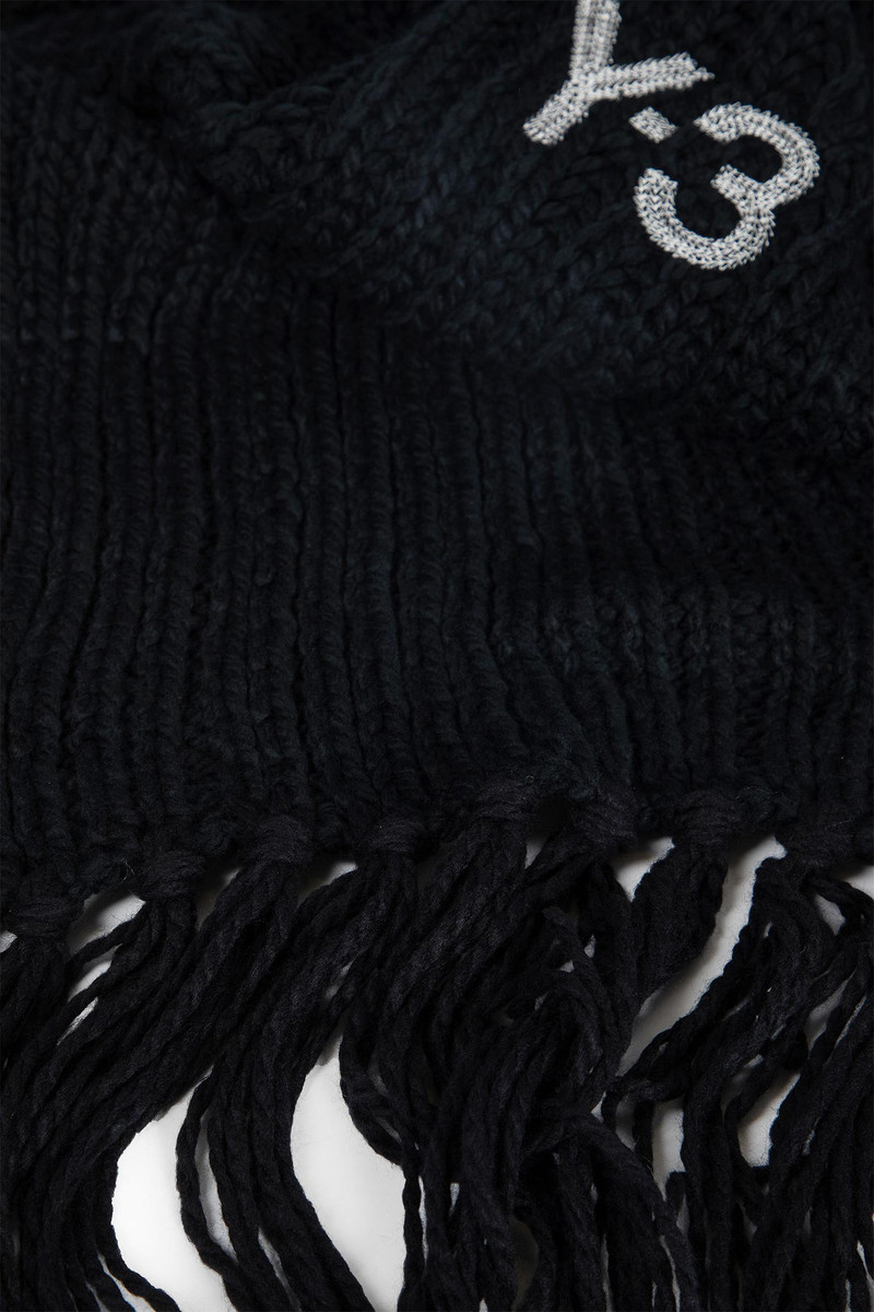 Y-3 Y-3 Unisex Black Scarves outlook