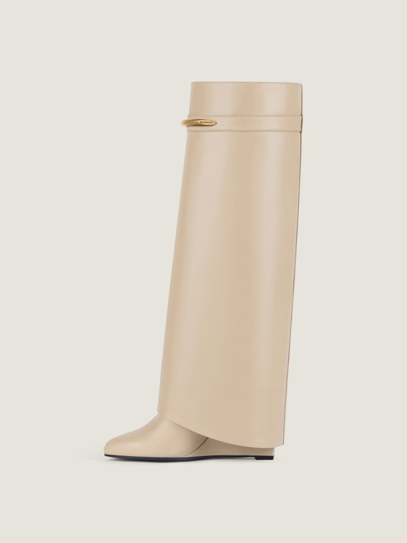Givenchy SHARK BOOTS IN LEATHER outlook
