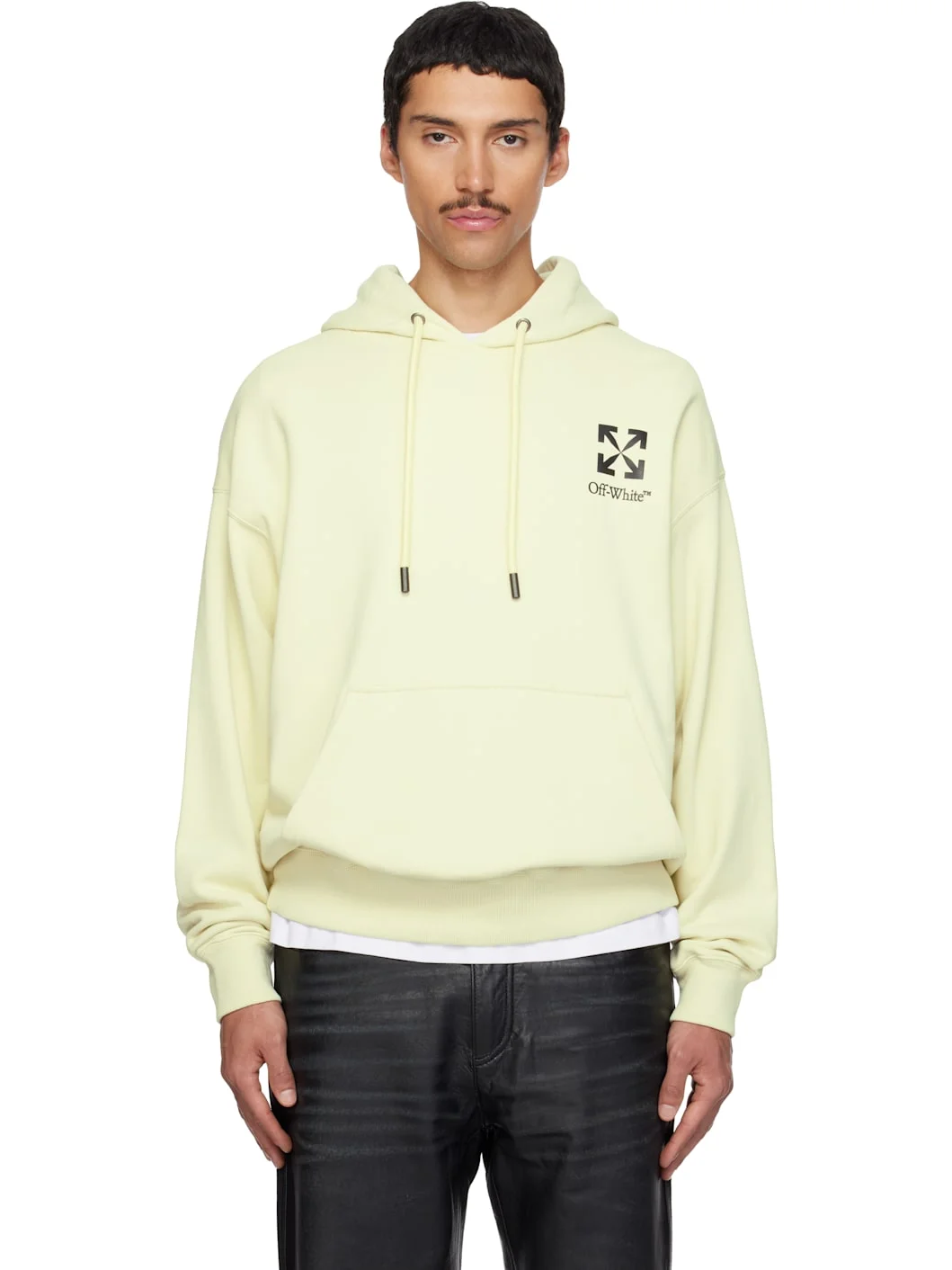 Yellow Small Arrow Skate Hoodie - 1
