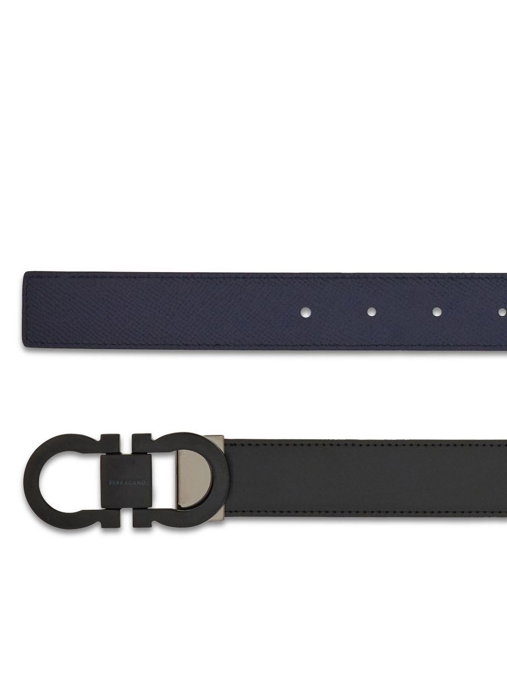 reversible leather belt - 2