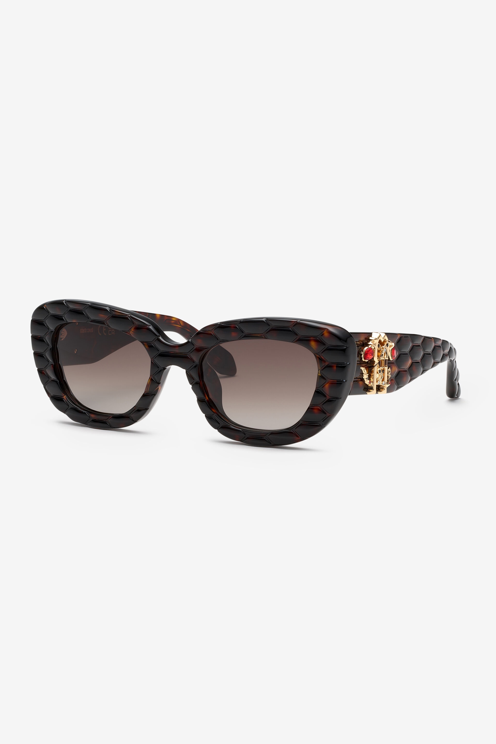 Sunglasses with wide bold cat-eye front - 3