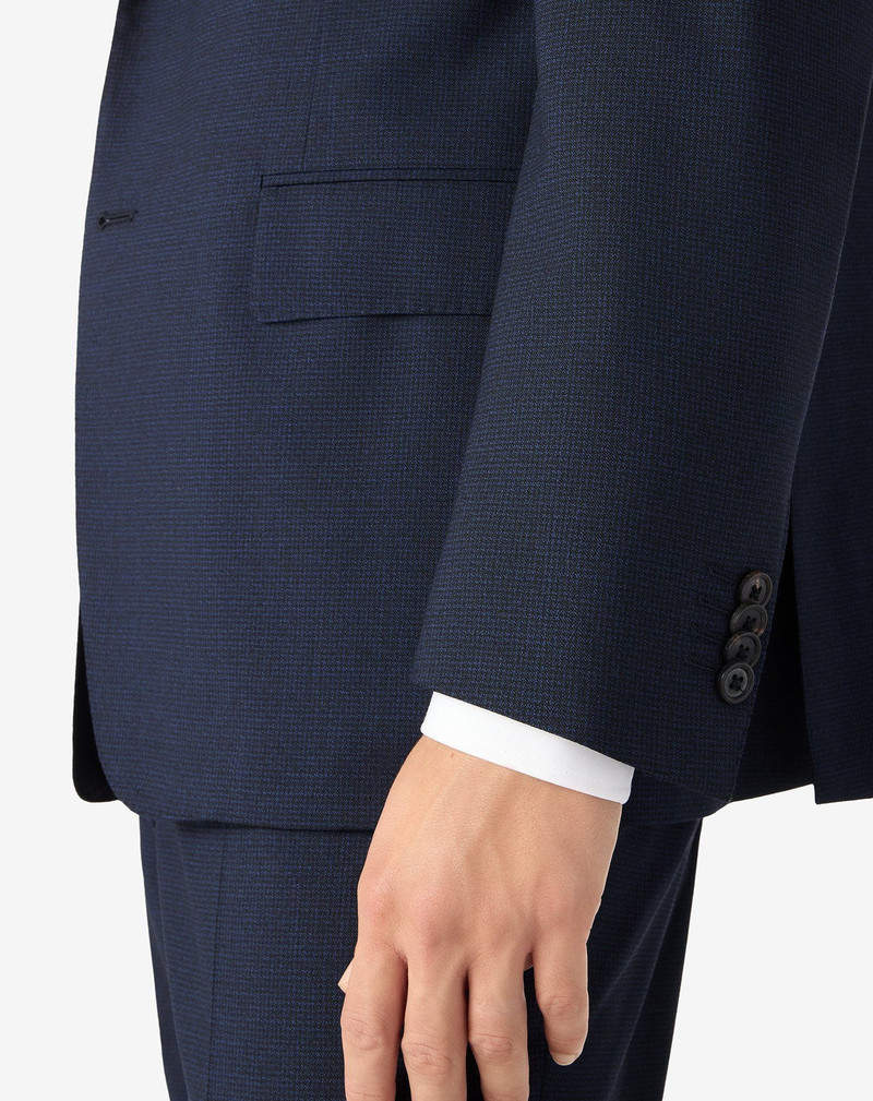 Blue tropical wool suit 6