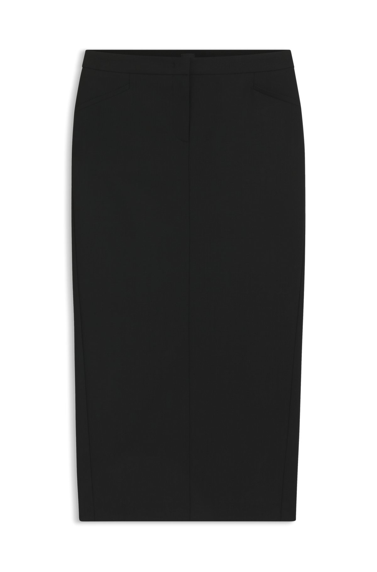 PENCIL SKIRT IN WOOL - 1