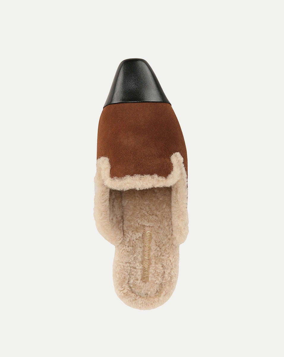 CECILE SHEARLING MULE - 3