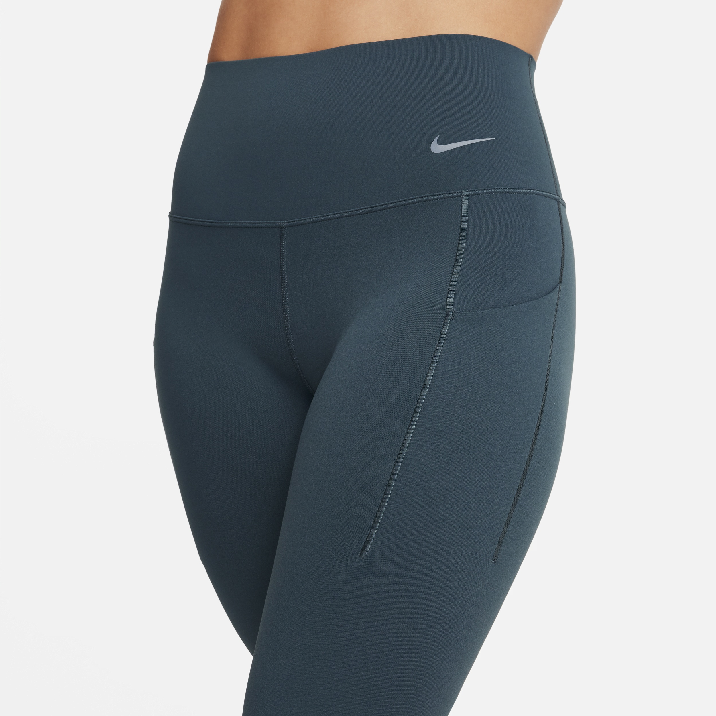 Nike Universa Women's Medium-Support High-Waisted 7/8 Leggings with Pockets - 4