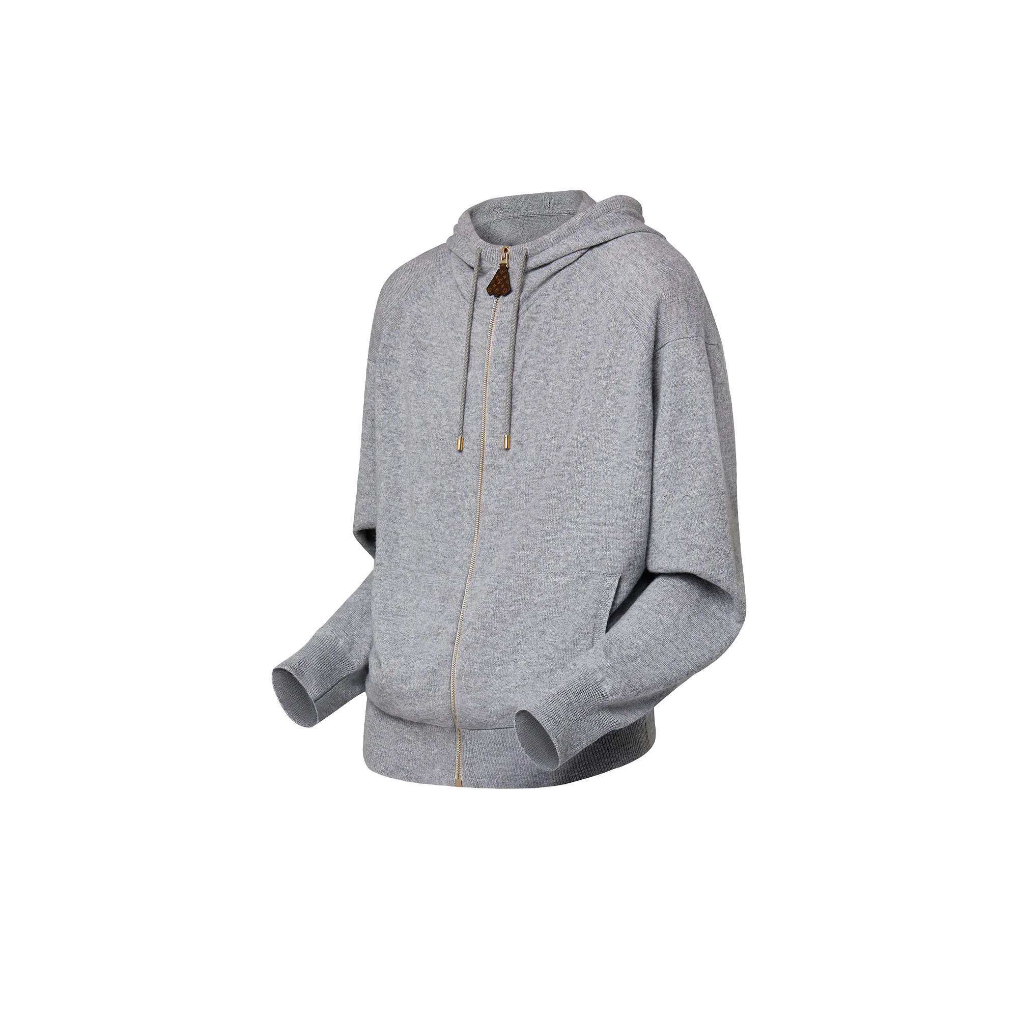 Cashmere Zip-Up Hoodie - 2