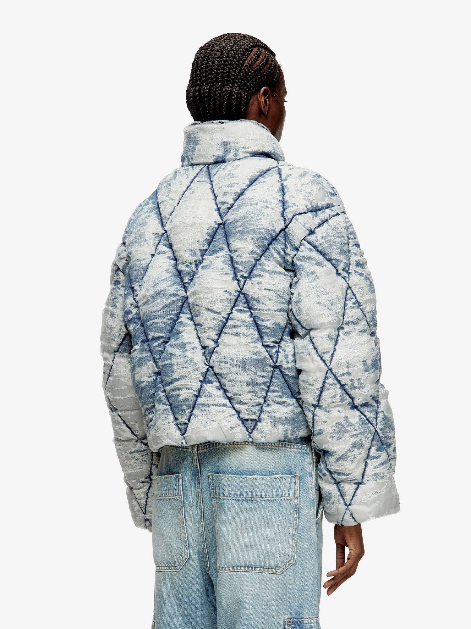 Diesel W-Histel Denim Down Jacket - 4